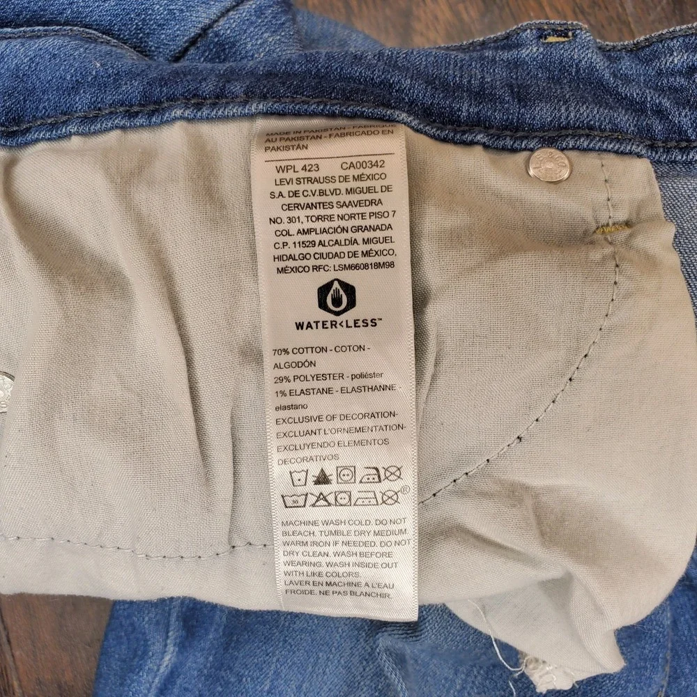 Levi's Signature Gold Mid-rise Straight Men's 31x34 Classic Blue Jeans Med-wash
